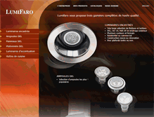 Tablet Screenshot of lumifaro.com